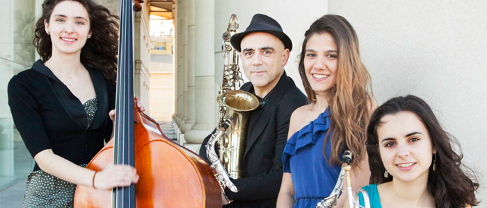 JOAN CHAMORRO QUARTET AMB MAGALÍ DATZIRA, EVA FERNÁNDEZ, ANDREA MOTIS I RITA PAYÉS