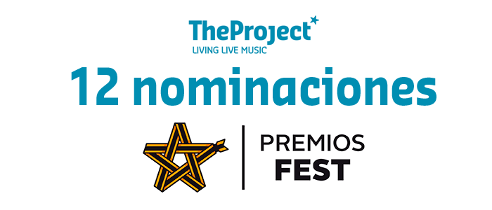 ELS FESTIVALS DE THEPROJECT REBEN 12 NOMINACIONS ALS PREMIOS FEST