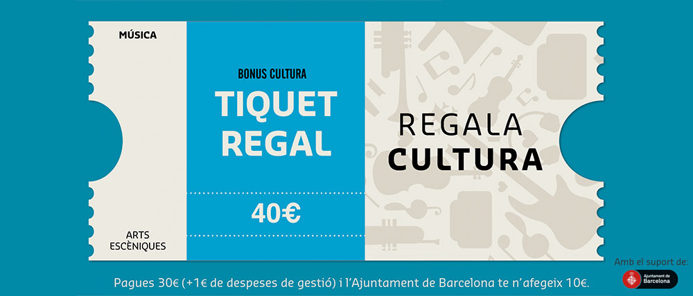 TICKET REGALO: REGALA MÚSICA EN DIRECTO