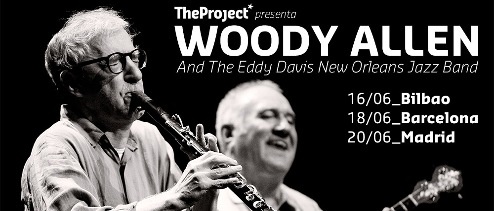 WOODY ALLEN TORNA A ESPANYA AMB 3 ÚNICS CONCERTS